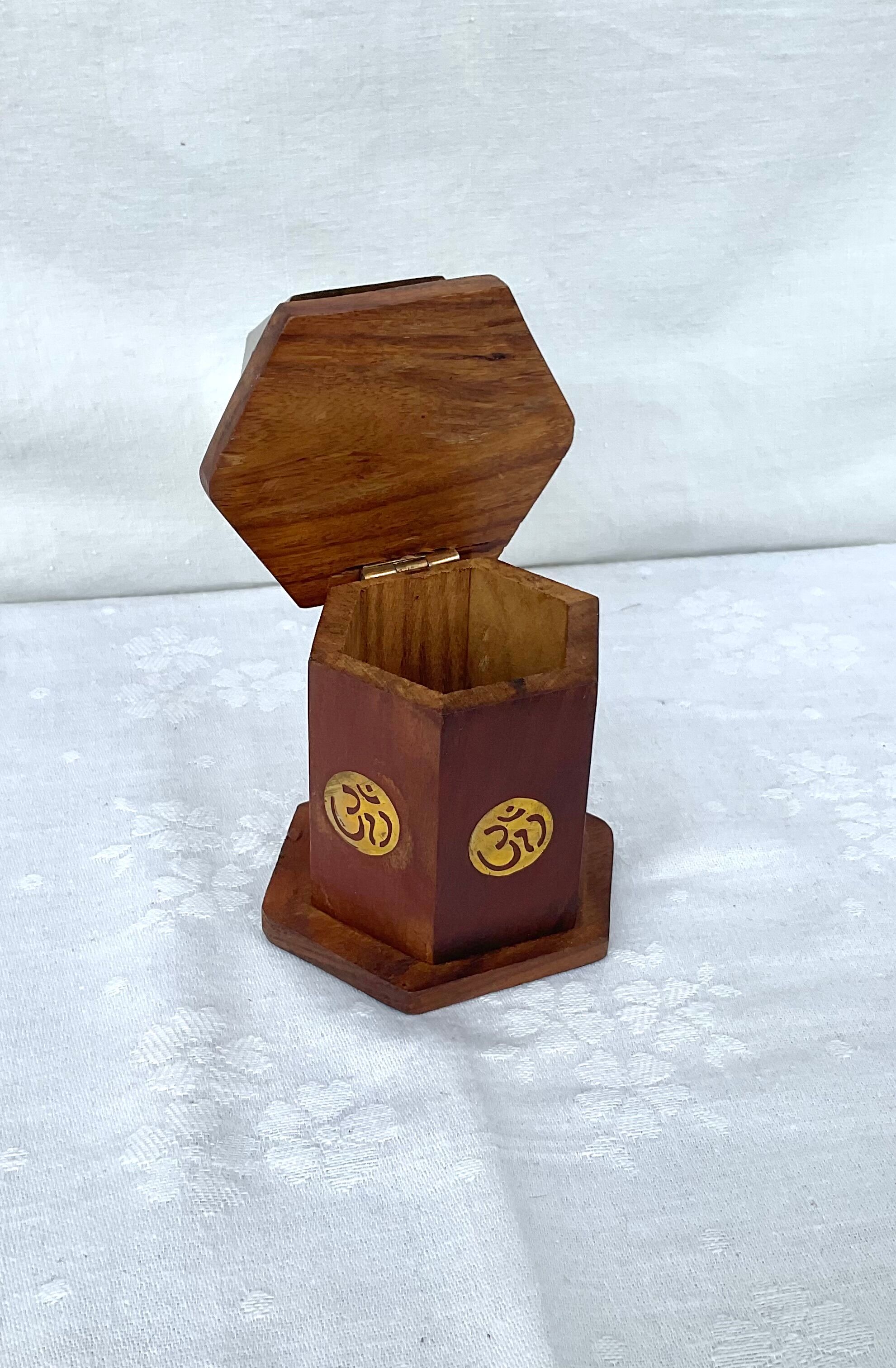 Wooden box made in India