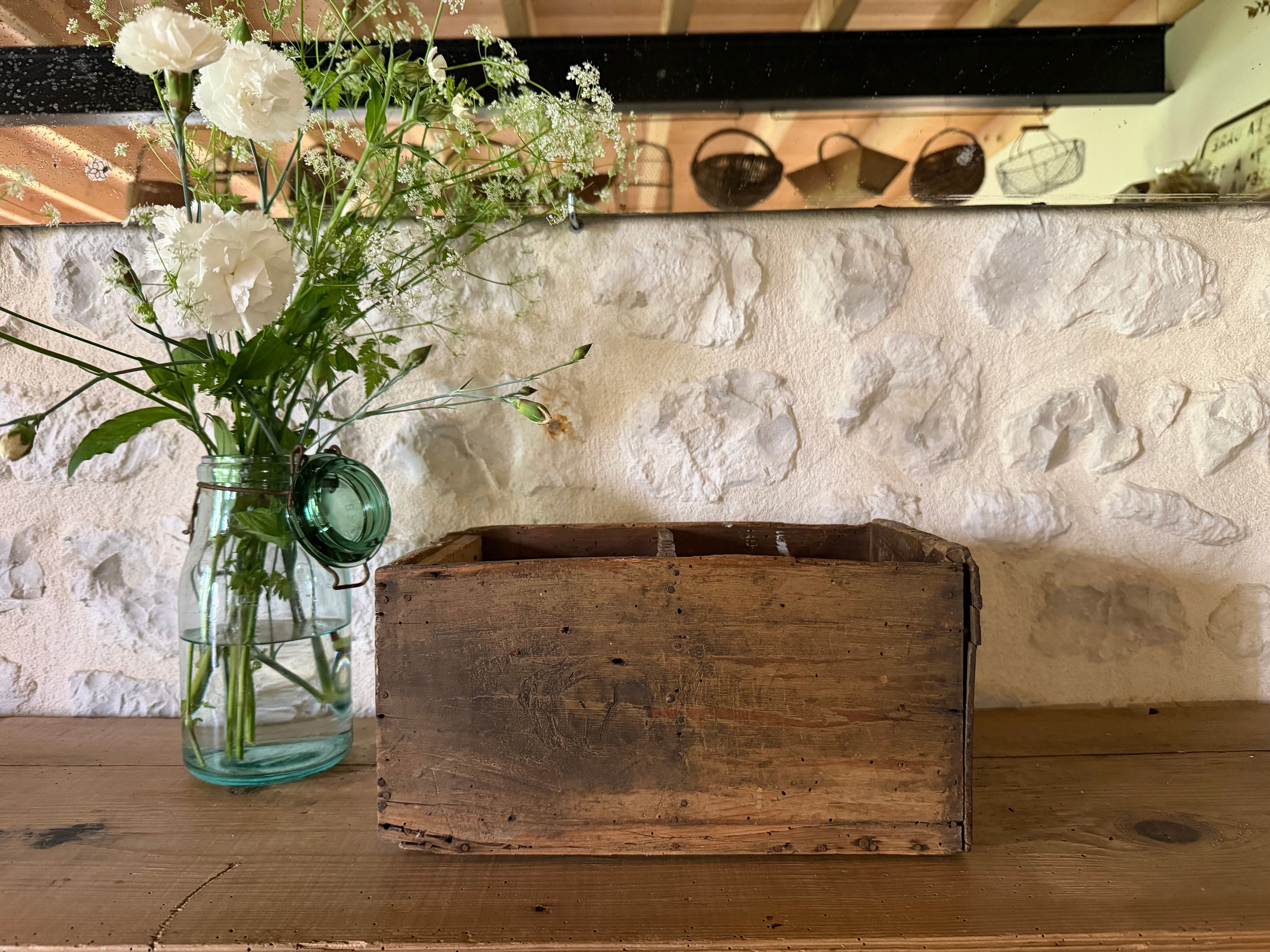 Wooden craft box
