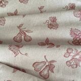 Large rectangular cotton damask tablecloth