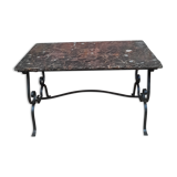 Coffee table  fossilifere top