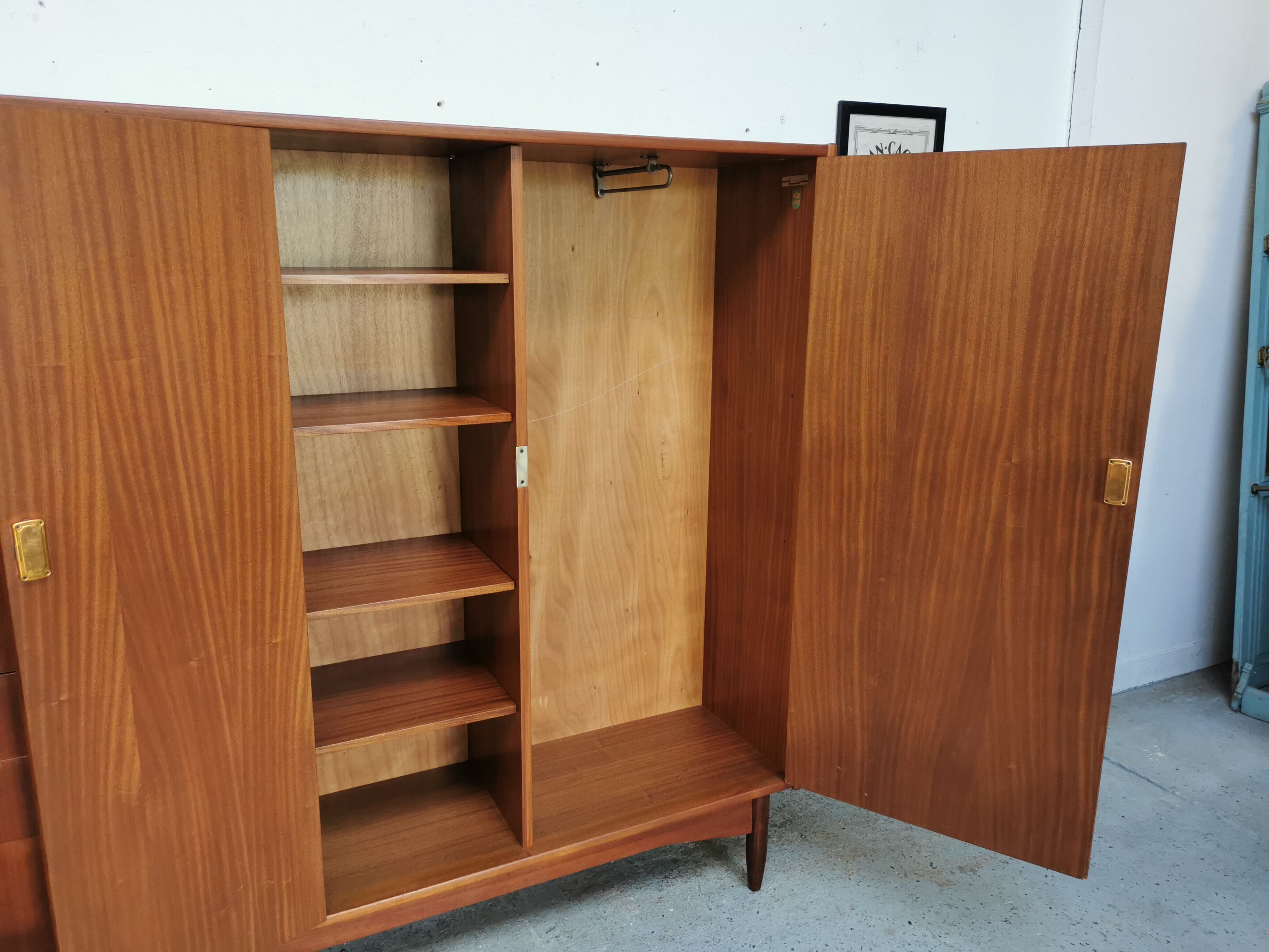 Teak cabinet design Tricoire & Vecchione