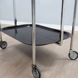 Vintage foldable serving trolley / bar cart design 1960s