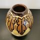 Vase vintage forme d'œuf style Art Déco