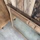 Antique trumeau mirror in oak (renovated)