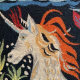 Large Unicorn with Fire Feet Tapestry