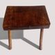 Rustic European Solid Wood Accent Side Table or Stool