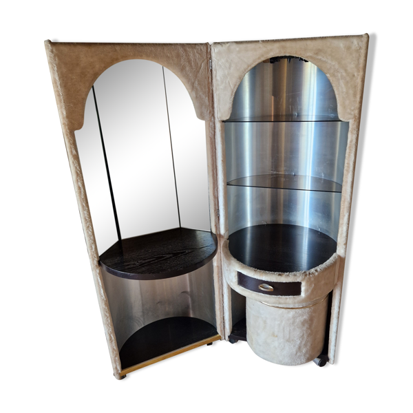 Coiffeuse année 70 beige - Bon état sur Selency