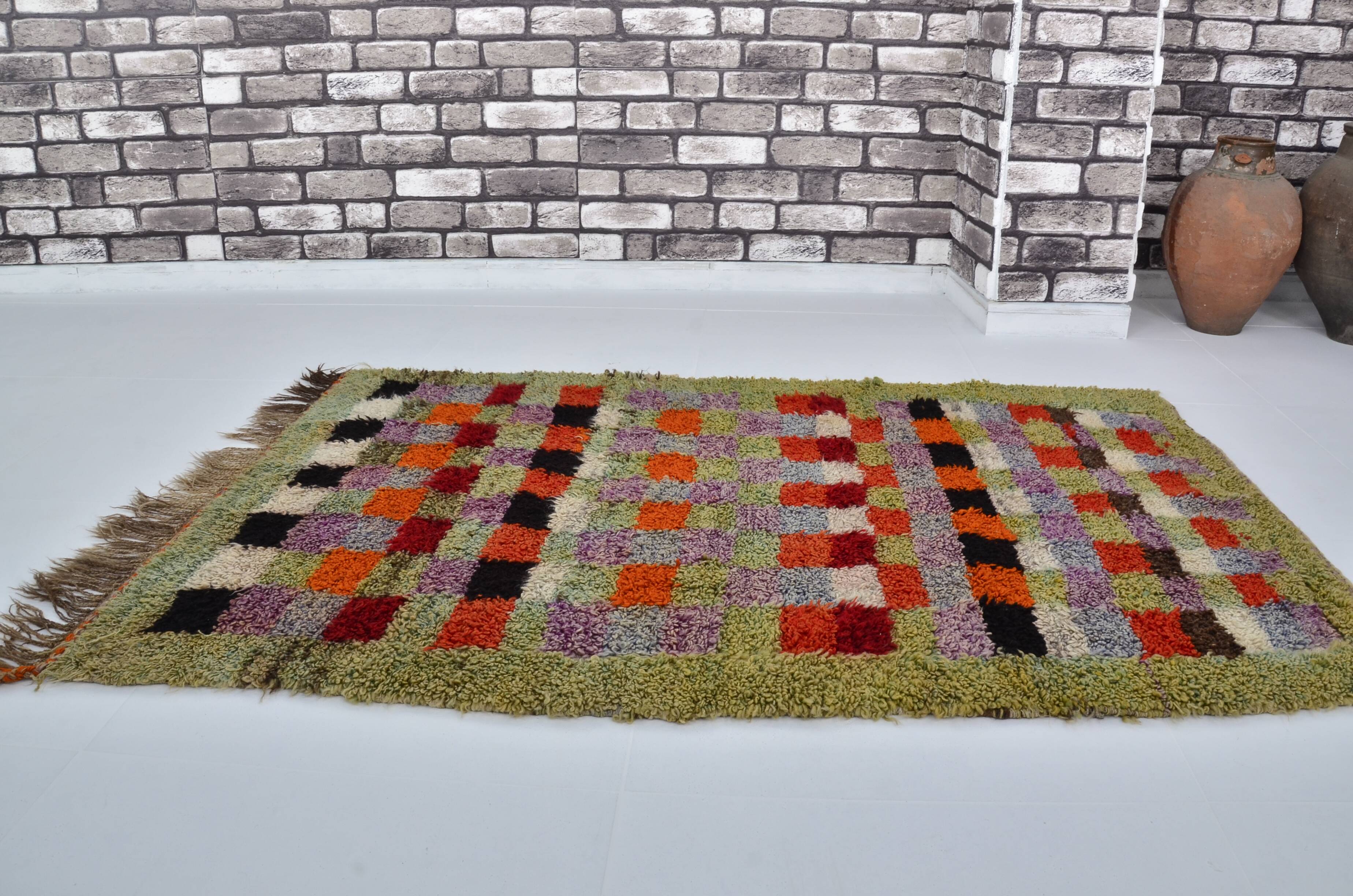 Vintage Decorative Anatolian Rug sku 3053