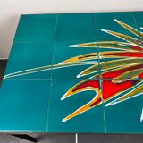 Vintage ceramic coffee table 1960