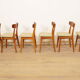 6 x dining chairs | Farstrup | Model 210 | Reupholstered | Green