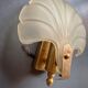 Frosted glass shell wall lamps