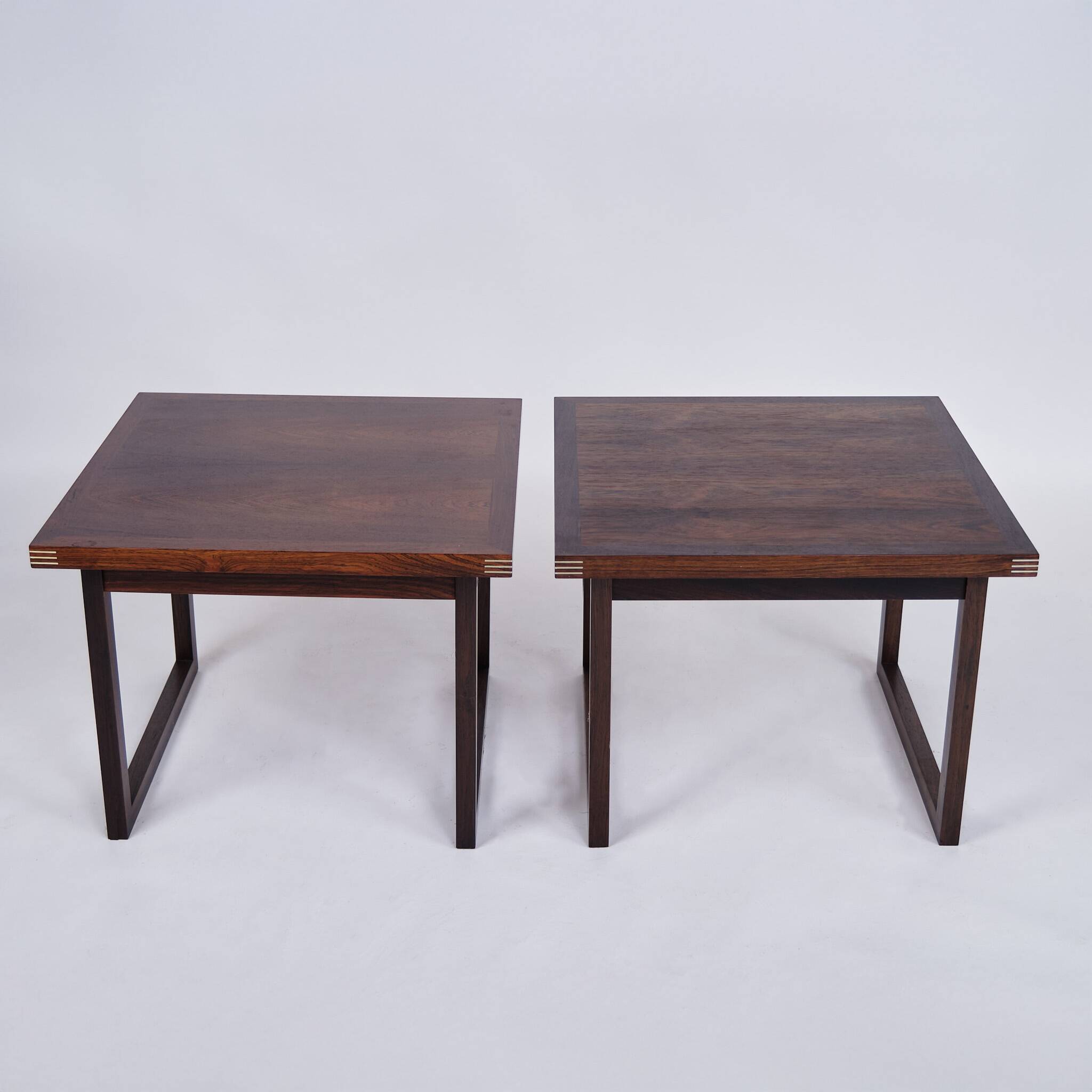 Ensemble de tables d'appoint / tables basses - palissandre - Rud Thygesen - Heltborg Furniture - 1960