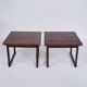Ensemble de tables d'appoint / tables basses - palissandre - Rud Thygesen - Heltborg Furniture - 1960