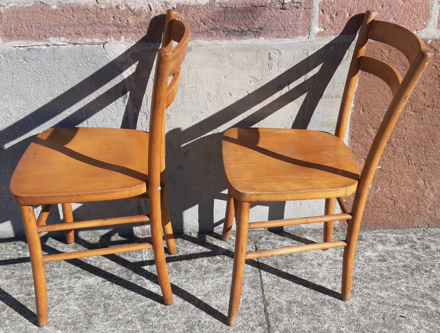 Pair of Luterma bistro chairs