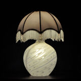 Glass lamp with light base ab fayette