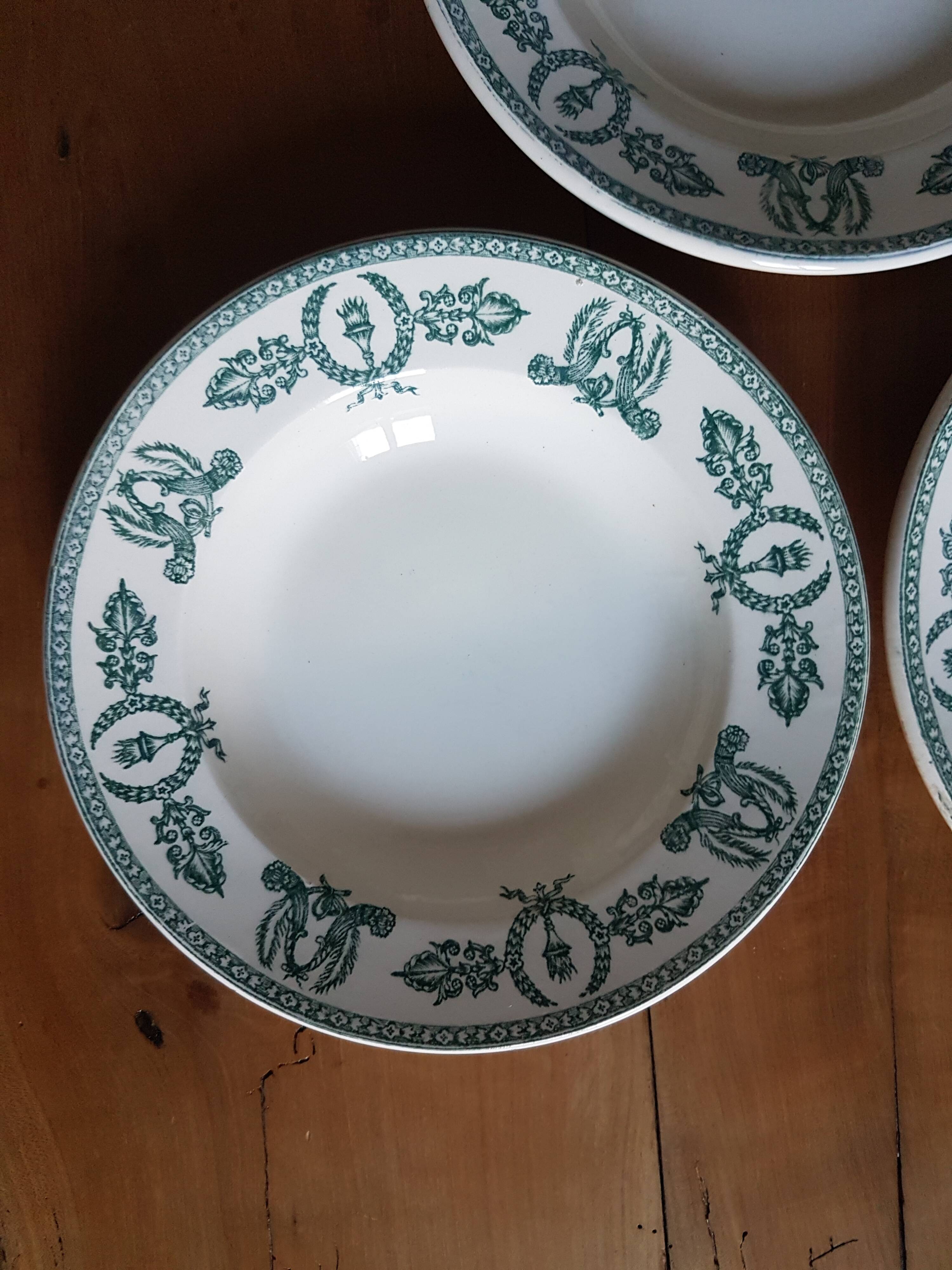 5 assiettes creuses Givors