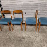 Vintage Scandinavian teak chairs 1960