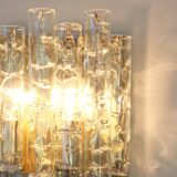 Pair of large Murano glass wall sconces by Doria, Germany, 1960s.