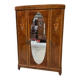 Antique - wardrobe, linen cupboard, inlays -