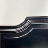 BedHead in solid black laqué wood 234x116cm