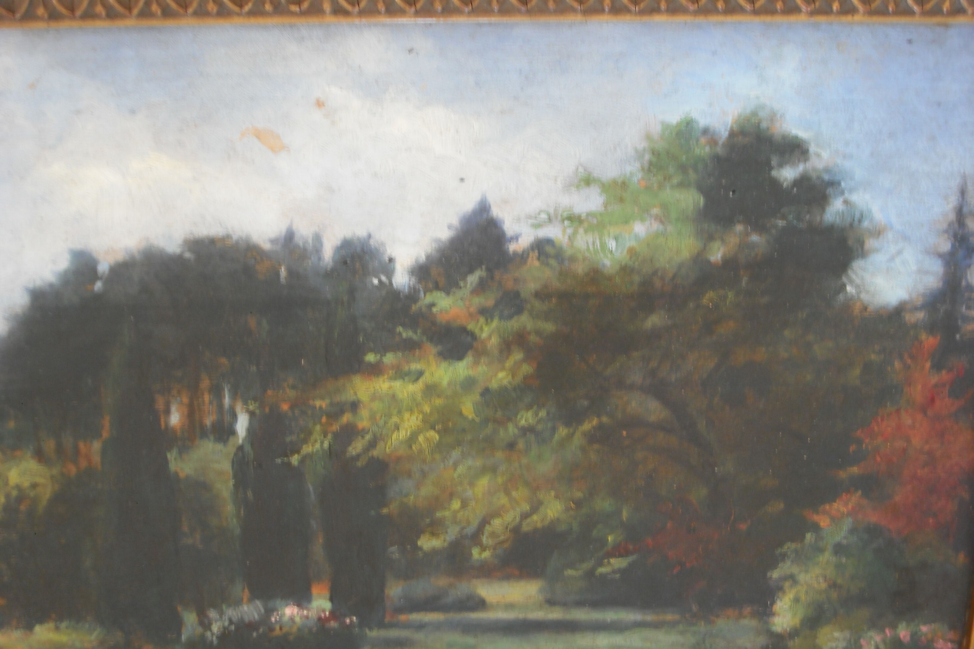 Landscape, wood oil 43 / 34.5