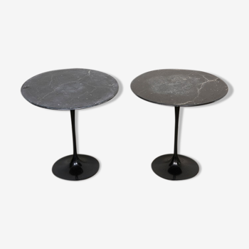 A pair of side tables by Eero Saarinen for Knoll