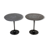 A pair of side tables by Eero Saarinen for Knoll