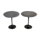 A pair of side tables by Eero Saarinen for Knoll