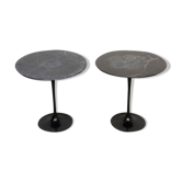 A pair of side tables by Eero Saarinen for Knoll