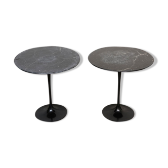 A pair of side tables by Eero Saarinen for Knoll