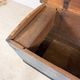 Antique Blue Painted Wooden Chest – Dated 1871