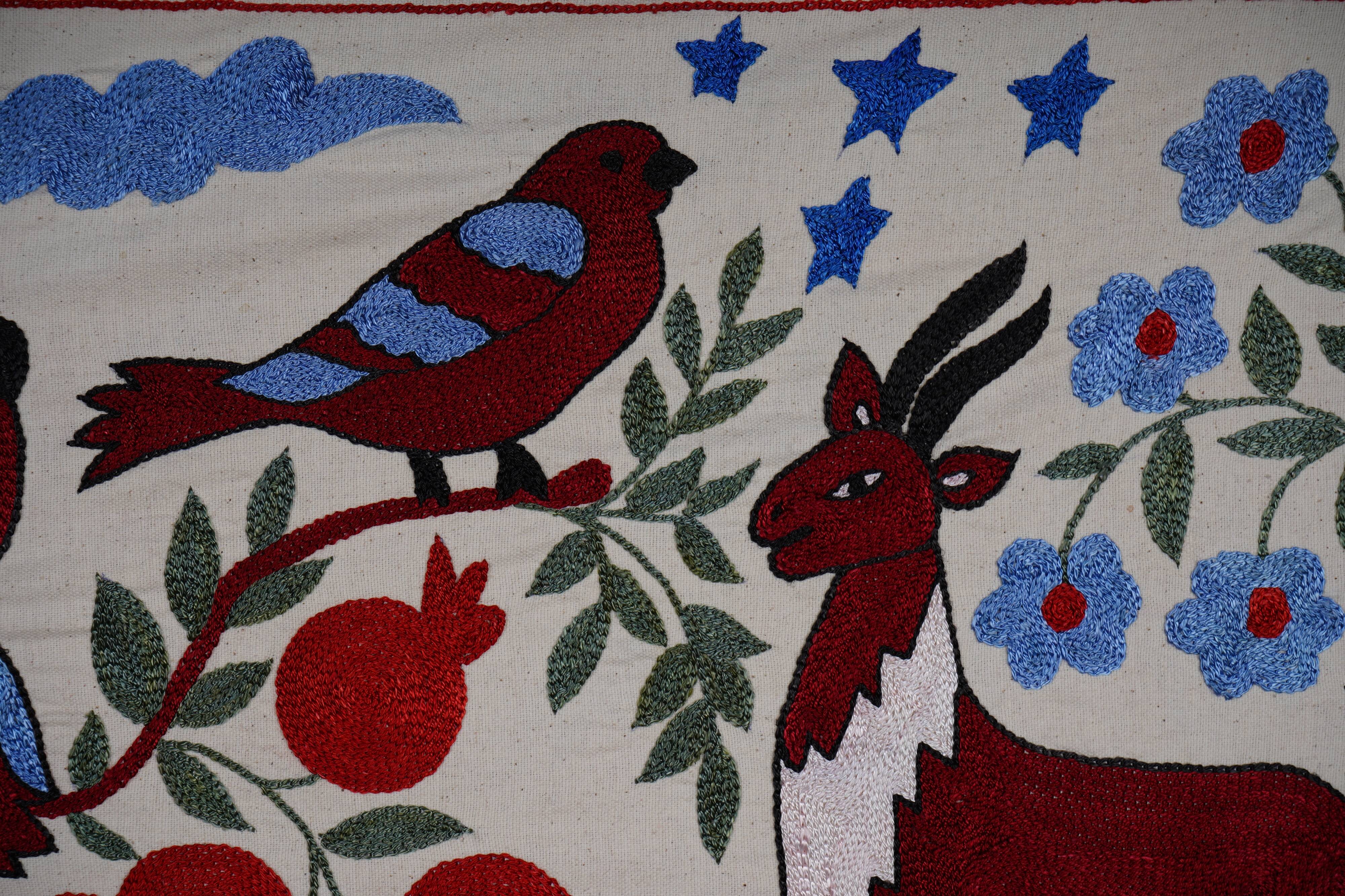 Hand-knotted rug, vintage Turkish rug 50x144 cm