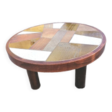 Round coffee table. ceramic