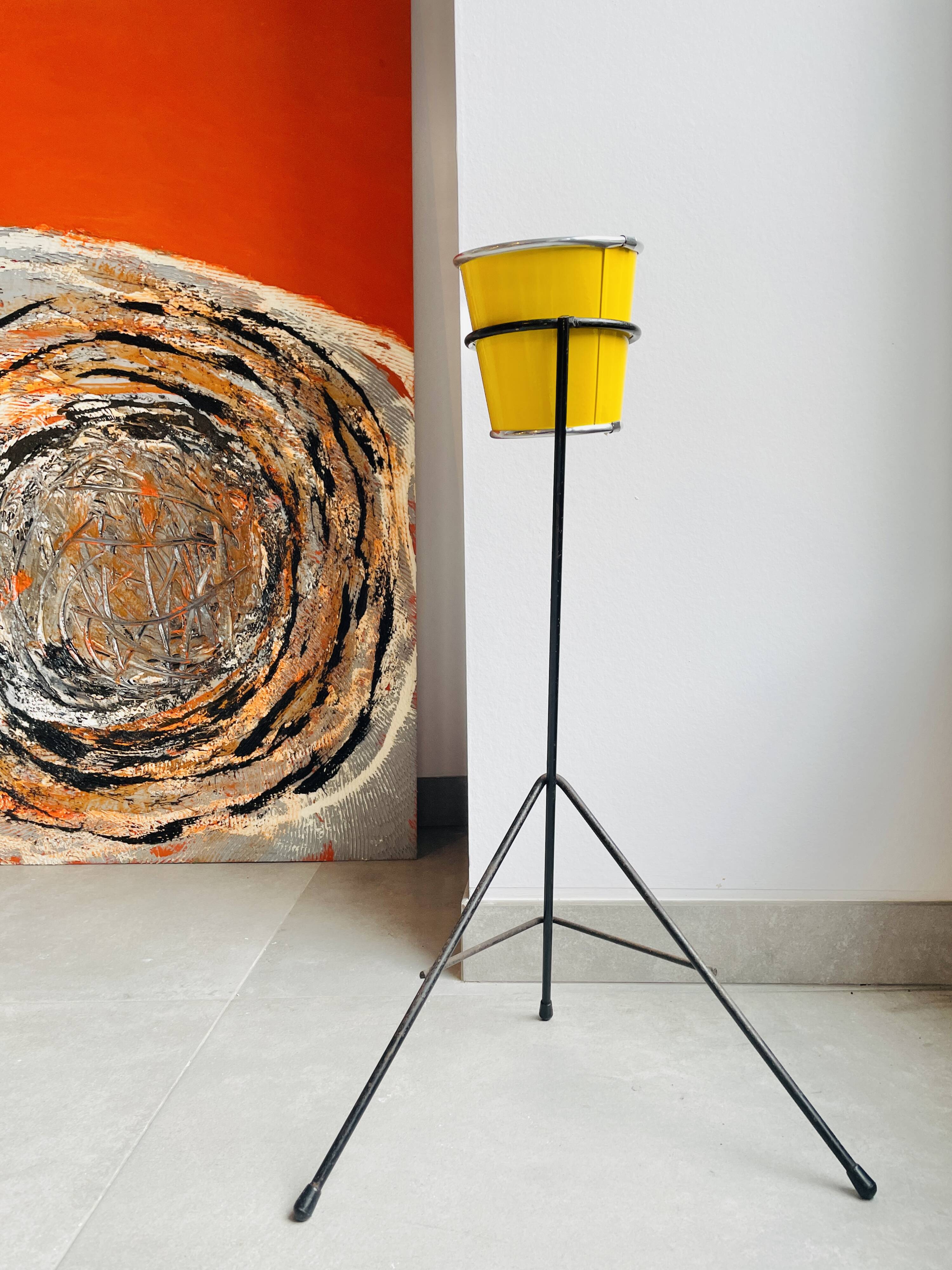 Vintage tripod plant holder