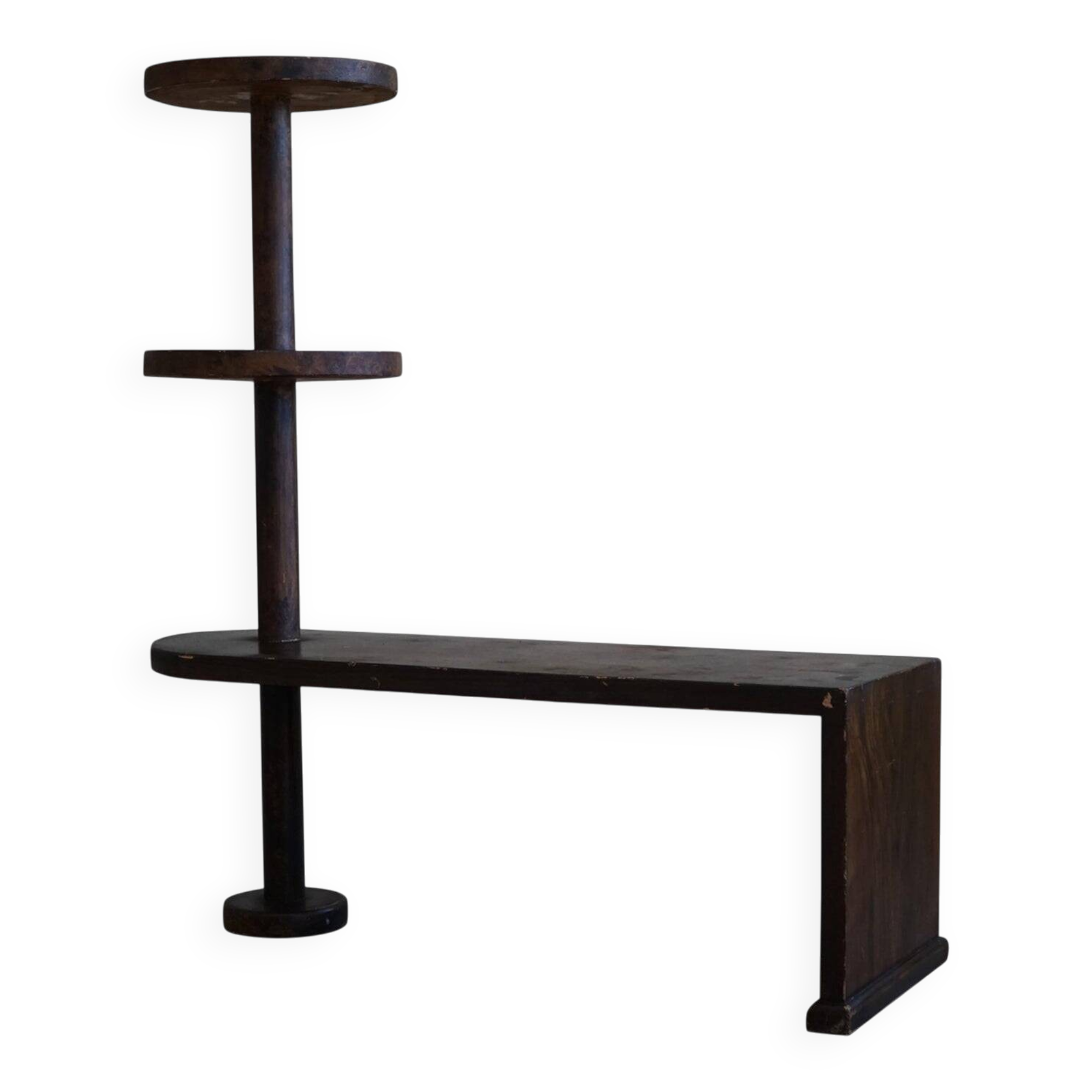 Decorative and multifunctional side table / pedestal, Danish Art Deco, 1940s