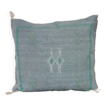 Grey Sabra Moroccan cushion