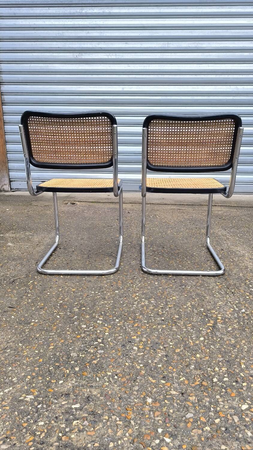 Pair of Cesca B32 chairs by Marcel Breuer