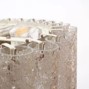 German 1960s chandelier with 60 cristall glass tubes