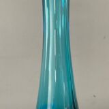 Trio of vintage glass paste vases