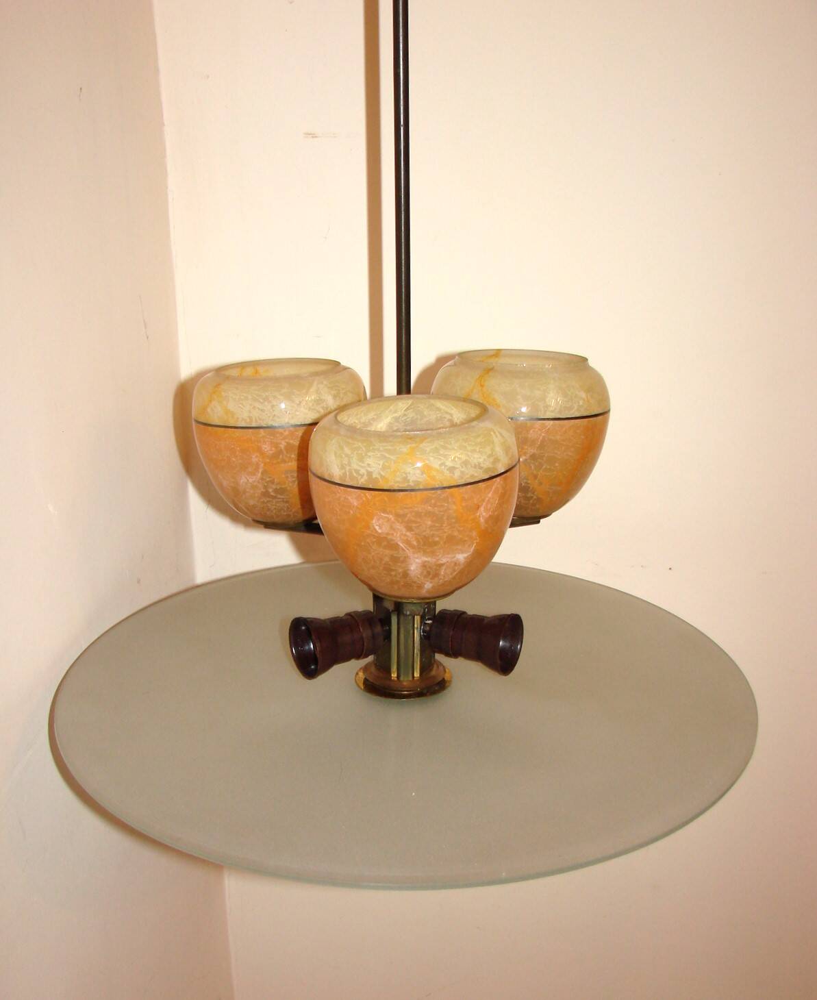 Art deco chandelier, 1930s