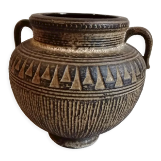 Vase en lave grasse par Schenrich