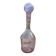 Bouteille en verre soufflé bullé, style verrerie Biot.
