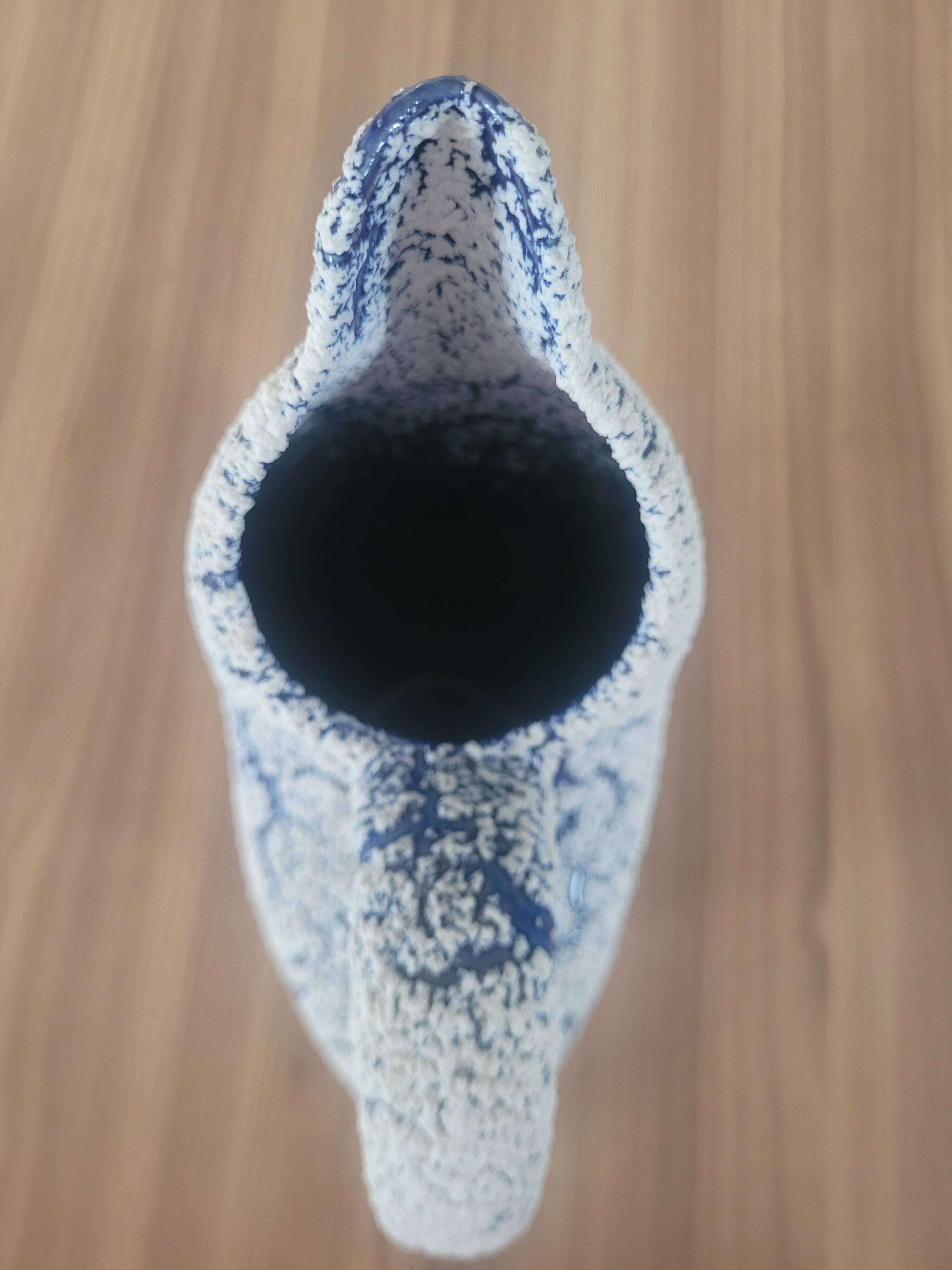 Rare ceramic pitcher - Jasba Keramik Cortina vintage Germany 1950 foam