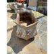 3 cast iron planters from 1900 from Charleville-Mézières, rockery style