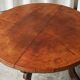 Table basse mid-century bois massif cuir