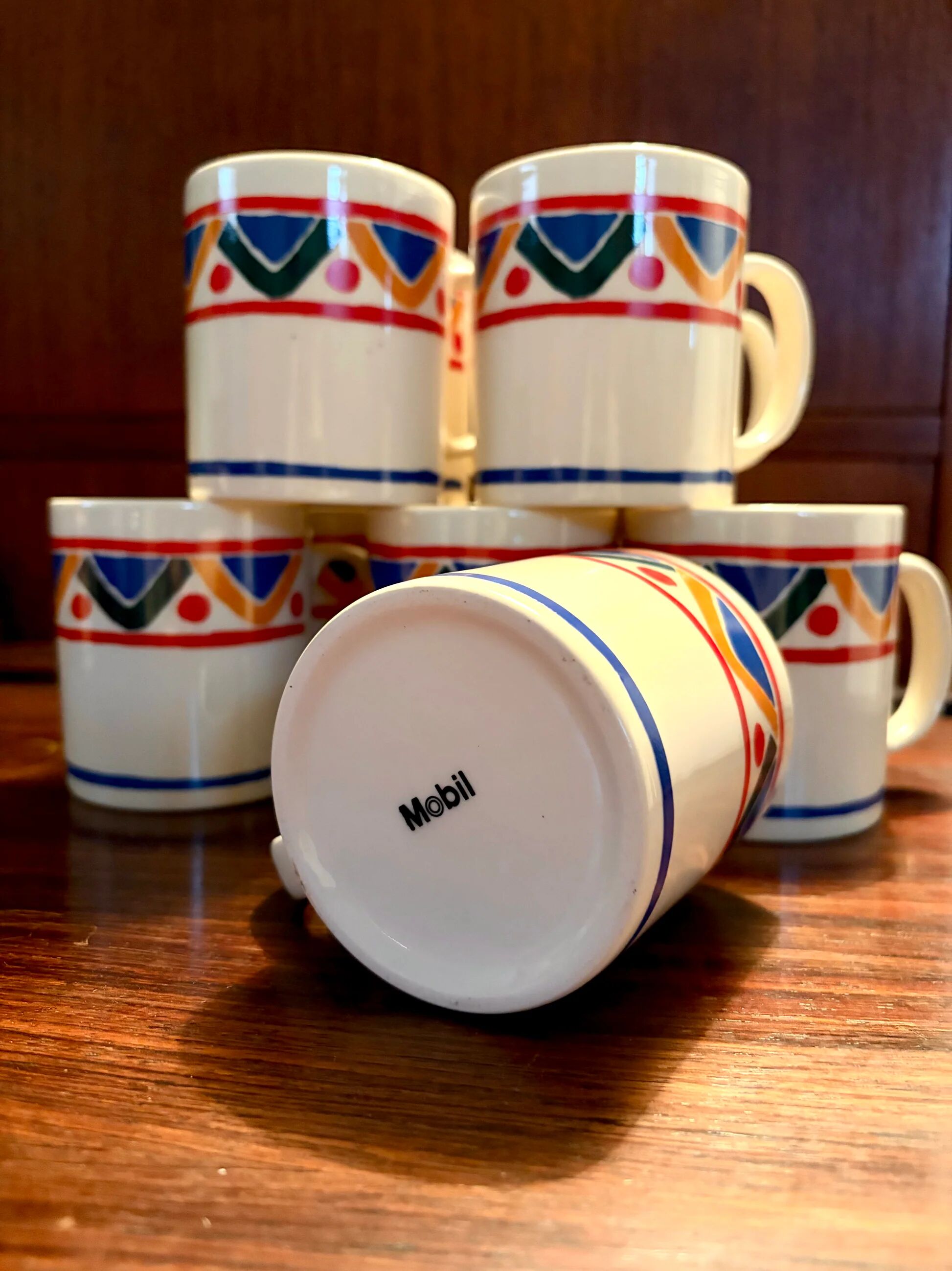 1980s ceramic mobile mugs