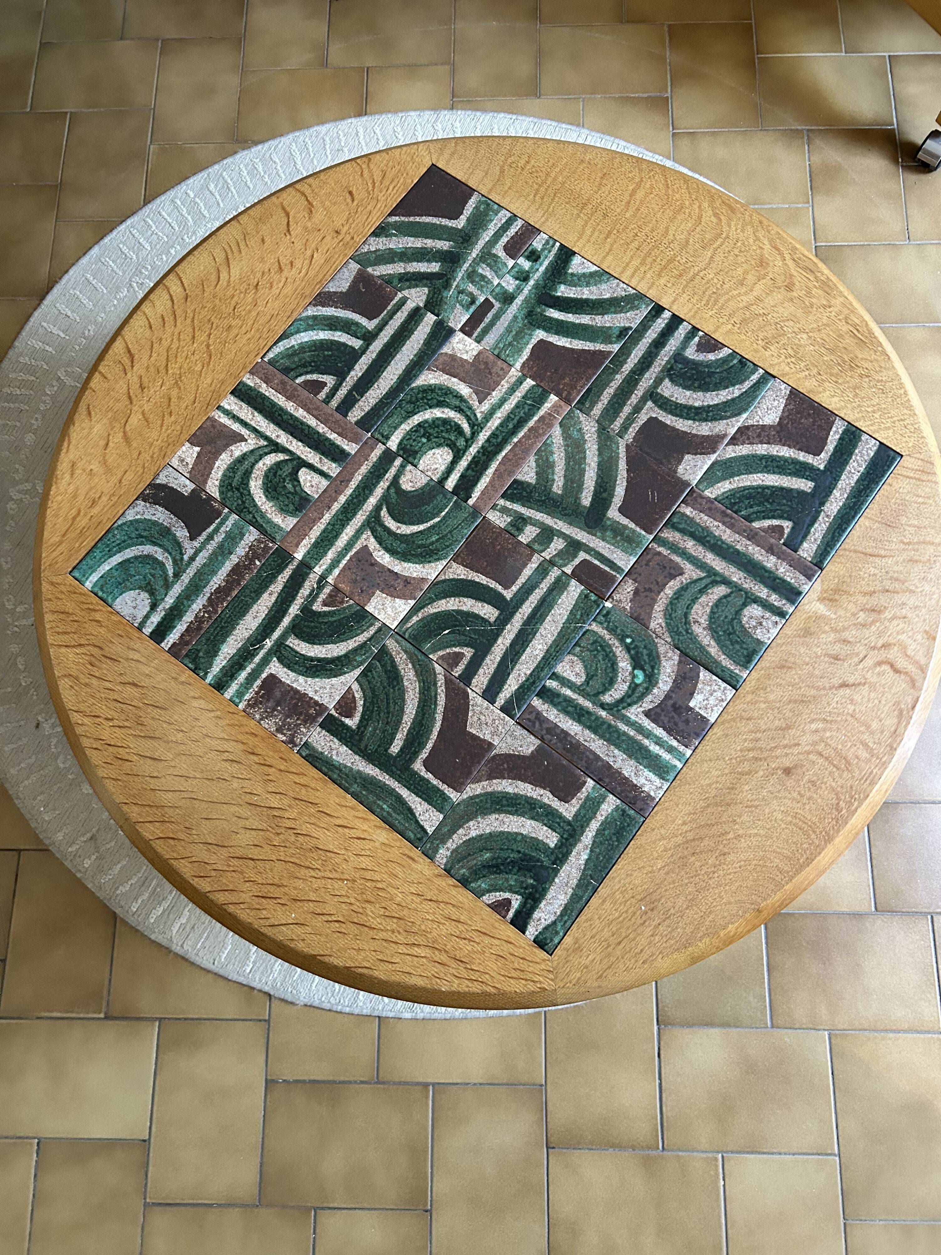 Guéridon table "Guillerme and Chambron"