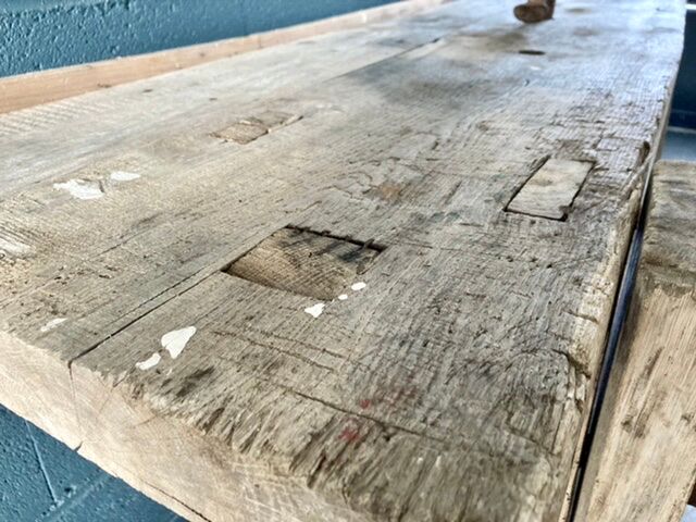 Authentic old workbench