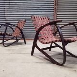 Pair of Jan Vanek armchairs for Up Zavody 1930