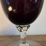 Blown glass vase, Empoli 1960